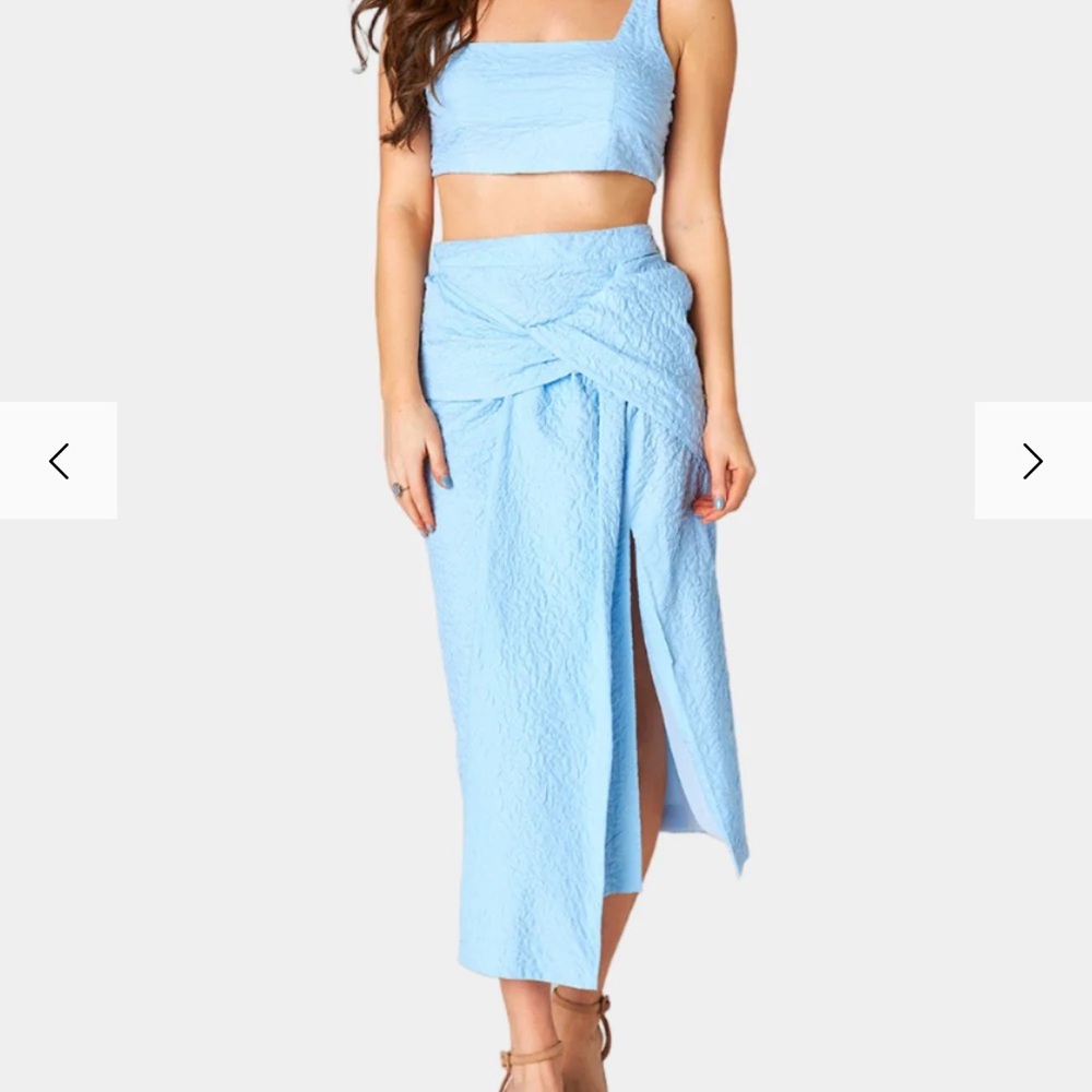 Buddy love 
Beckett Two-Piece Set - Light Blue
M / Blue / Stripes